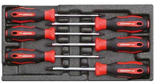 GEDORE red Schraubendreher-Satz TX im 1/3 Schaumstoffmodul, 6-teilig
