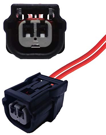 Greenspirits KFZ Ersatz Stecker Einspritzdüse Benziner SUMITOMO 2-pin (Female) mit Kabel auto motorrad roller quad