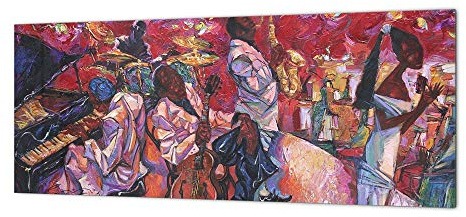 Toughened printed glass backsplash - Kitchen wall splashback Art Series BBS03C:
