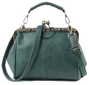 LUI SUI Damen Handtaschen Damen Top Griff Taschen PU Leder Stilvolle Tote Umhängetaschen Geldbörse Grün