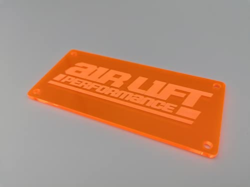 Airlift Performance 3P 3H 3S Ventilblock Cover (Orange (Fluorenzierend), Oldstyle: 51x110 mm)