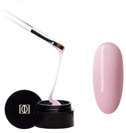 Didier Lab - Premium Aufbaugel für Gelnägel - Milky Pink - UV Gel zur Nagelverlängerung und Modellage - Gel Nägel - Acrylgel für Nägel - Farbgel für Gelnägel - Versiegelungsgel für Gelnägel - 15ml