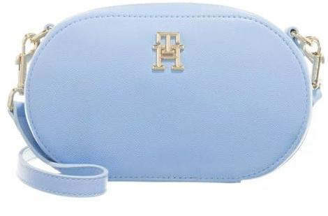 Tommy Hilfiger Damen TH Timeless Camera Bag AW0AW14479 Crossovers, Blau (Vessel Blue)