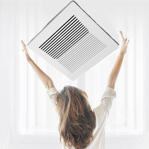 BETAM 100Mm Bathroom Ceiling Extractor Fan,Very Quiet Ventilation And Exhaust Fan,Rear Check Valve,45-Blade Centrifugal Impeller,Easy To Install & Replace,150M³/H