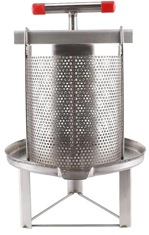 Séparateur Manuel D'Extracteur De Miel, Extracteur D'Abeille En Acier Inoxydable, Outil De Centrifugeuse De Miel Commercial, Presse Manuelle De Miel De Fromage À Mailles De 2 Mm, Pour Miel Et Fruits