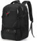RAINSMORE Mochilas para Hombre con Lonchera Mochila para Laptop 17 17.3 Pulgadas Mochila de Viaje Mochila Negra de Trabajo Mochilas Lonchera Impermeable