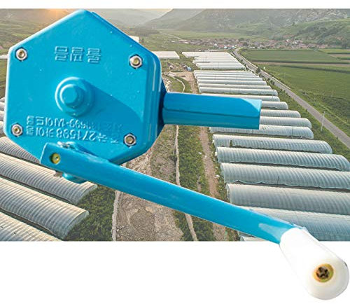 Grande Rocker Serra Finestra Apri Finestra Parete Laterale Manuale Manovella Argano Ventilazione Serra Serra Pellicola Roll Up Macchina Farm Ranch Aximum Lunghezza d'uso: 120m Facile da Usare//12