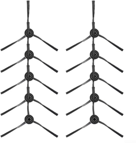 Spazzole laterali di ricambio per aspirapolvere robot R1 R2, 2/5 coppie, pulizia efficiente degli angoli, lunga durata, facile installazione (5 paia)