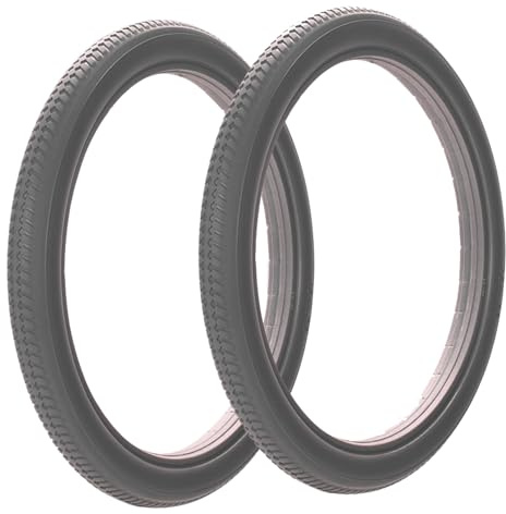 Roues de Rechange 16 x 1,75 pour Fauteuils Roulants, roulettes Pleines pour Déambulateur, Roues Arrière pour Fauteuils Roulants