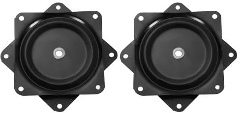 QUARKZMAN 2 Stück Drehteller Kugellager 100mm 360 Grad Drehteller für Regalaufsteller, Möbel, TV-Schränke, Küchenregale