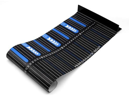 Pro Tackle STRIKE Measure Tape Fisch-Maßband 120x20cm | Für Angler, In 3 Größen erhältlich, Fischschonend, Extra breit, Mit Kunststoffanschlag & farbiger Skalierung