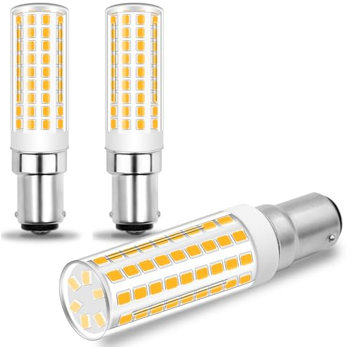 TRIJZHOU B15D Lampe Dimmbar 6W AC220-240V Warmweiß 3000K 3er-Set