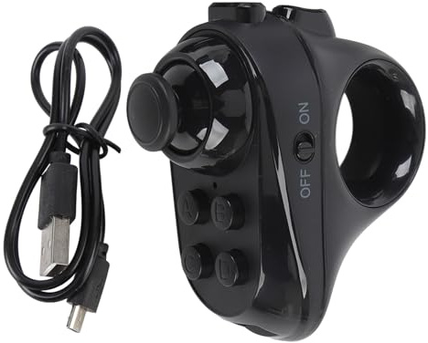 SUNGOOYUE Controller VR, Gamepad Wireless a Forma di Anello per Tablet, Laptop, Smartphone, Selfie, Sfogliando le Pagine