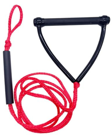 AwnsIMfreien Surf Rope, Water Ski Rope Tail Board Strap Handle Ski Tow for Water Skiing Tow For Sports Red 24ft, Skis