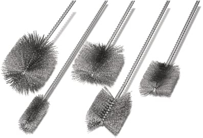 Lessmann Bürstenset (mit Stiel, kleine Ausführung, zur manuellen Entfernung von Rost, Schmutz und Farbe) 599931
