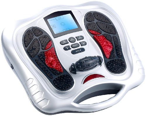 newgen medicals Durchblutungs Stimulator: Fußreflexzonen-Reizstrom-Massagegerät mit Infrarot-Tiefenwärme (Fussreflexmassage Gerät, Fußreflexzonenmassagegerät, Fußmassagegerät Durchblutung)