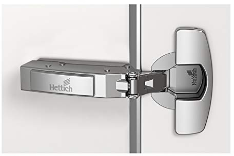 Charnière sensys porte fine 8646i amortie - Fixation:Manchon à expansion - Décor:Nickelé - Montage:Intérieur - Version:TB58 - Entraxe:45 mm - Conditionnement:50 - HETTICH