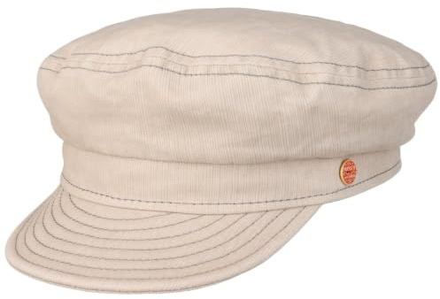 Mayser Altona Sunprotect Elbseglermütze Ballonmütze UV-Schutz Handmade Made in EU Damen Sommer Frühjahr Hellbeige 59 cm
