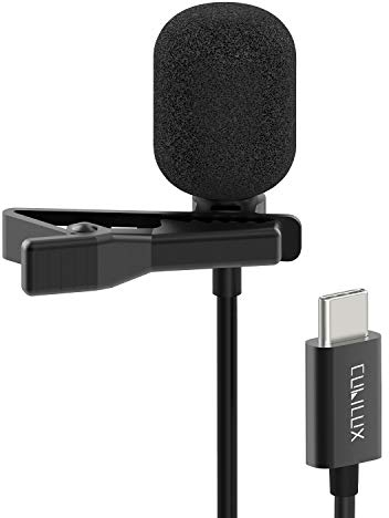 Cubilux Microphone USB C, Micro-Cravate Lavalier Type C avec Clip Compatible Galaxy S25/S24/S23, Galaxy A11, Z Fold/Flip 6/5/4, Tab S10/S9/S8, iPhone 16/15 Pro Max, iPad Pro 13/12,9/11, Pixel 9/8/7/6