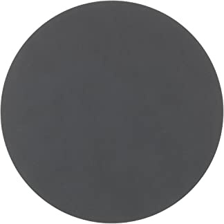 LindDNA Tischset Circle aus Recyceltem Leder in der Farbe Anthrazit, Maße: 30cm x 30cm x 0,2cm, 981173