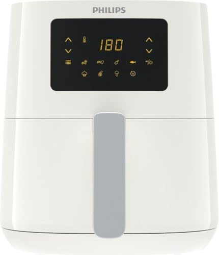 Philips Hot Air Fryer, Essential XL HD9270/00, 6,2 l, 2000 W, programmi di cottura, temperatura e impostazione del tempo, con display, bianco
