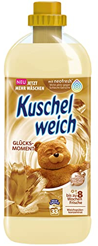 Kuschelweich Weichspüler Glücksmoment für 33 Waschladungen 1L