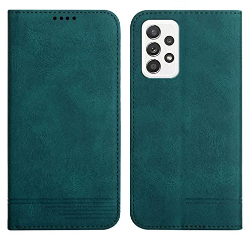 Rostsant mobilfodral för Samsung A33 5G, PU-läderfodral, magnetiskt plånboksfodral – lila