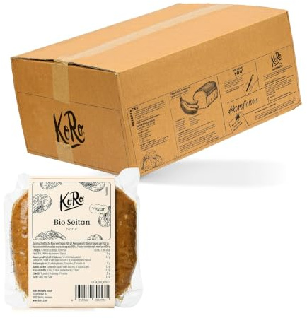 KoRo - Veganes Bio Seitan Steak Natur 12 x 250 g