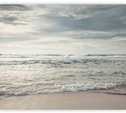 murando Fototapete Premium-Vlies Meer 400x280cm Foto Tapete Schlafzimmer Wohnzimmer Moderne Vliestapete XXL Wandtapete Motivtapeten Bildtapete 3d Effekt Wand Dekoration Strand Landschaft Natur Himmel