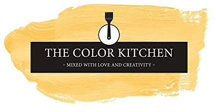 Livingwalls THE COLOR KITCHEN kräftige Wandfarbe - Malerfarbe für farbenfrohe Räume - matte Innenfarbe in Gelb - 2,5l Deckfarbe in TCK5003