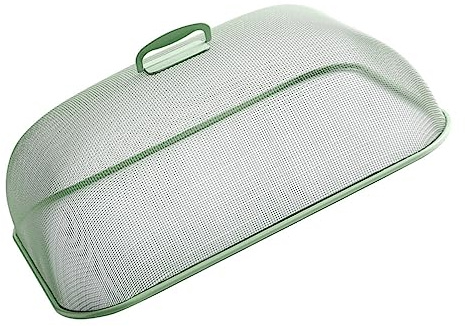 BESTonZON Eisen Fliegenhaube Lebensmittel Abdeckhaube Metall Speiseschirm Kuchenhaube Mesh Kuchen Abdeckung Fliegenschirm Obstfliegen Haube Fruchtfliegen Küche Fliegenschutz