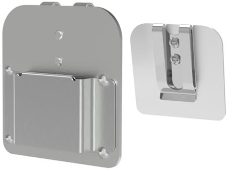 Tape Measure Holder, Cordless Drill Belt Clip Holder, Up to 2 Belt, Tactical Impact Holster for Drills Impacts Driver & Nailers (1PCS-Silver)