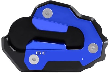 HYPERICIN Motorrad Seitenständer Unterlage Für F6B GL1800 2020-2023 Motorrad Kickstand Fuß Seitenständer Verlängerung Pad Vergrößern Stützplatte Ständerpolster Verlängerung(2)