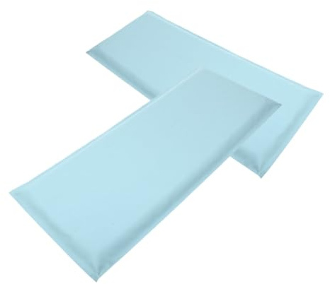 HOMOBABE 2pezzi Cuscino Murale Adesivo Per Pannello Anticollisione Decorazione Murale Morbida Facile Da Pulire e Applicare