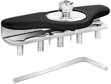 Soporte de foco para capó de coche, soporte de acero inoxidable para faros delanteros con 5 tornillos, soportes de barra de luz impermeables, 7,5 x 0,7 cm, fácil de usar, portátil para camión, coche