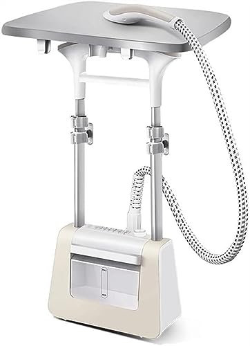 WQZzjm Vaporizador de Ropa Vertical de 1800 W, Plancha de Vapor Profesional para Ropa de Mano con Tabla de Planchar para Todo Tipo de Telas (Rosa) (Albaricoque)