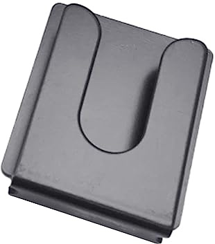 Uqezagpa Support de micro pour radio mobile avec clip de suspension pour autoradio talkie-walkie bâton en métal