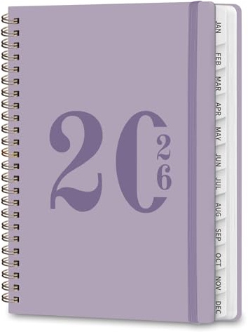 2026 Planner, Weekly and Monthly Calendar Academic Planner, Jan 2026 - Dec 2026, Planning Agenda Book for Desk Accessories and School Supplies - A5 (6.3'' x 8.5'')