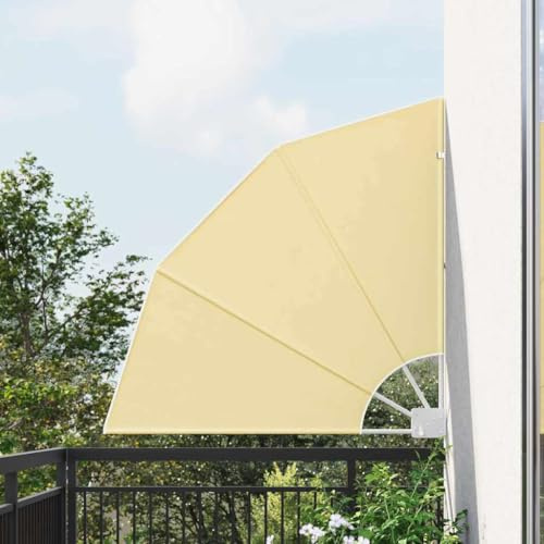 INLIFE Balkon Sichtschutz Sandfarbe 115 x 115 cm Stoff,Heim & Garten,Rasen & Garten,Garten & Balkon,Sonnenschirme & Sonnenschutze,Braun,2.1 KG,42000911