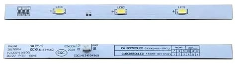 Outils compatibles avec Bande d'éclairage LED pour réfrigérateur 12 V 3 lampes CQC14134104969 compatible avec le réfrigérateur Skyworth BCD-469 VIOMI 483L
