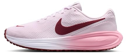 Nike Zapatillas de Correr para Mujer Revolution 8, Color Morado Blanqueado/Rosa Ahumado/Blanco, Talla 38