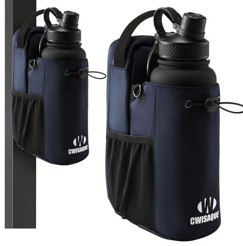 CWISAQUE Magnetic-Bottle-Bag Magnetische Tasche mit Flaschenhalter, Fitness, Training Sporttasche für Fitnessstudio, Reisen, Arbeit und Sport, Hält Wertsachen Sauber, Griffbereit und vom Boden Fern