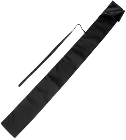 Milisten Black Cloth Japanese Sword Carrying Bag for Storage Prevents Sliding and Fixes Sword Suitable