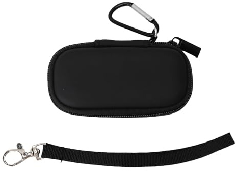 Estuche de Transporte Rígido para Kardia Mobile 6L EKG Bolsa de Almacenamiento de Viaje Duradera Impermeable con Correa Negro 4,53 X 2,36 X 1,18 Pulgadas