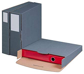 Ordnerversandbox 50-80A anthrazit 320 x 288 x 50-80 mm Karton Ordnerversand 20 Stück