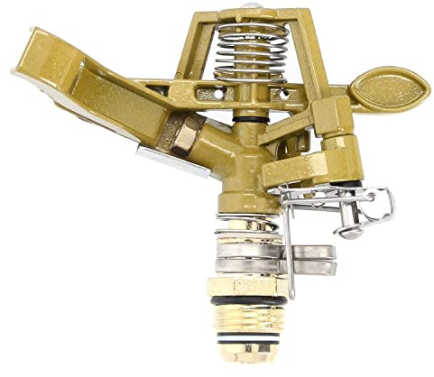 Saturnia Asperseur d'arrosage réglable métallique sectoriel Prise 1/2 Fabriqué en zinc, arrosage de jardin/miroir