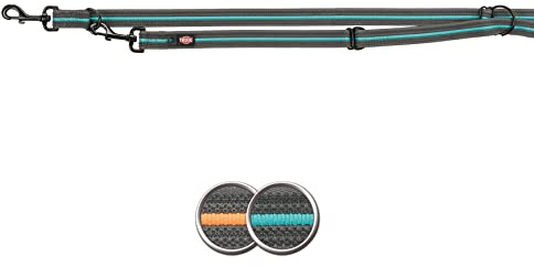 Trixie Fusion Ramal, L-XL, 2,00 m/25 mm, Graphit/Ozeanblau