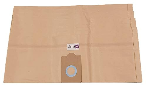 Sac aspirateur Compatible Eco Lab Bluevac 12, Whisper WS 30, Whisper WS 60 - Floorpul : Silent Eco 25 - Pochette de 10 sacs Papier