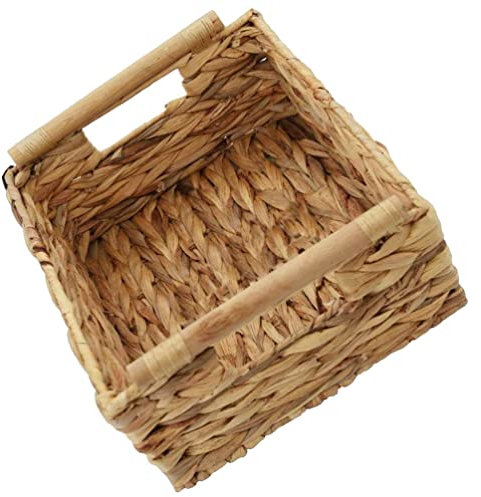 Aufbewahrungskorb Aus Rattan Seagras Körbe Aufbewahrung Stroh Badkorb Allzweckkorb Weidenkorb Schrankkorb Speicher Flechtkorb Faltkorb Essenskorb Hölzern Mit Griff
