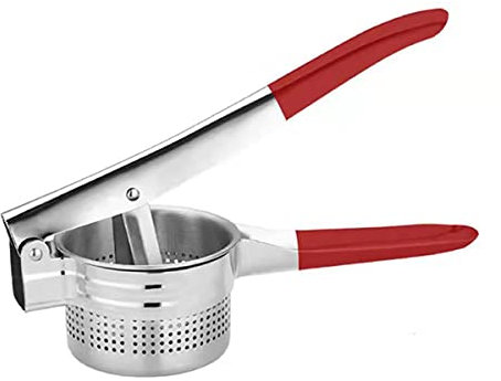SONLED Presse-Citron en Acier Inoxydable, Presse-purée à Pommes de Terre, Presse-Agrumes Manuel avec poignée en Silicone de qualité Alimentaire, Gadgets de Cuisine